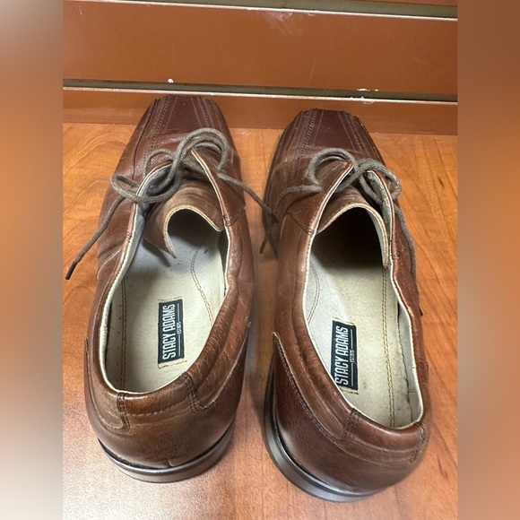 Stacy Adams Brown Leather Oxfords main image 8